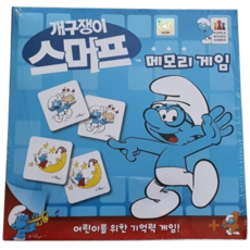 코리아보드게임즈 개구쟁이 스머프 메모리 보드게임, 혼합색상, 1개