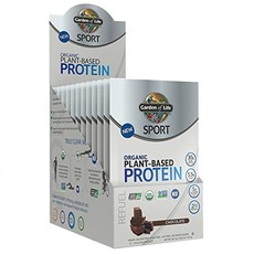 Garden of Life 運動用植物性蛋白粉 巧克力口味, 1個, 12 件