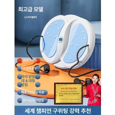 올원픽 허리돌리기운동기구 회전 공원 실내 가정용, 1개, 스카이블루 B