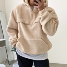 Padel 男式女式 Pugeun Overfit 風衣和連帽 T恤