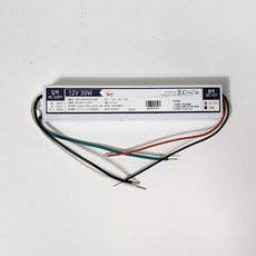 위즈엘이디 LED 방수 SMPS 30W 12V SLIM IP68 SELV LED 컨버터 안정기, 1개