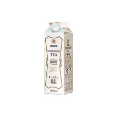 UCC 호머 홍차다질린 무설탕 종이팩 1000ml×12개, 1L, 1개