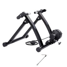 고정형 싸이클 롤러 자전거 저항 실내 트레이너, 블랙 로드/산악자전거용