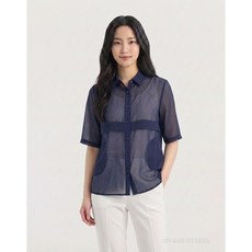 크로커다일레이디 쉬폰 롱 블라우스 CLCMTS107