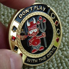 카지노 포커 카드 가드 보호대 금속 칩 행운의 동전 딜러 게임 기념품 수집 선물, 6. 9