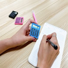미니 컬러계산기 한손에 들어오는 계산기, 핑크