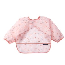 Baby Studio 韓系 全身防水 兒童EVA反穿衣, 粉小鵝,M (18-42m), N/A