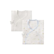 康貝 Combi 純棉柔紗紗布衣 紗布蝴蝶裝 台灣公司貨 反摺護手紗布肚衣