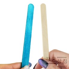 (강군상점) 하드바 혼합 컬러하드바 우드아트 하드막대 나무막대 막대 아이스크림 나무스틱 꾸미기, 일반, 칼라, 100개, 일반(소)