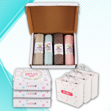 클린텍스 로얄 극세사 행주 4개세트 3개 선물구성 물기 제거 주방 청소 좋은행주세트, 1개