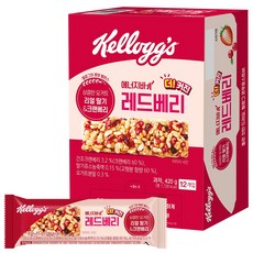 켈로그 에너지바 K 레드베리 12p, 420g, 2개