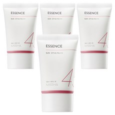 미샤 올 어라운드 세이프 블록 에센스 선크림 SPF45 PA+++, 50ml, 4개