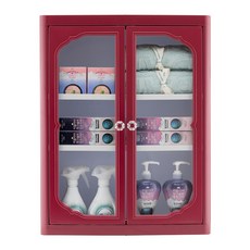 엑센트 욕실장 욕실수납장 넉넉한수납 D630 자주색상, 1개