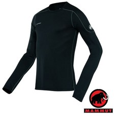 MAMMUT 長毛象 男 超輕快乾抗菌防臭圓領長袖排汗衣 Go Dry 衛生衣 運動T恤