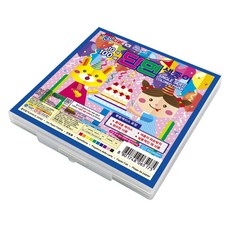 종이나라 단면 색종이 케이스 10색 100매, 1개