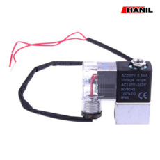 저소음 오일프리 콤프레샤 솔밸브 솔레노이드밸브 220V, 1개