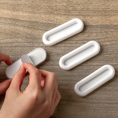 4p 3세트 부착식 손잡이 문 66954ea 1(EA), 4p화이트3팩 00378WT