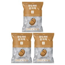 참도깨비 강원도 명물 쫀득쫀득 감자떡 1kg, 3개