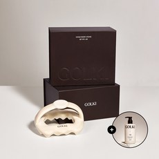 약손명가 골기 바디 스톤 팔 복부 등 다리 마사지기(+시카캡슐 마사지크림 300ml 증정), 베이지, 1개