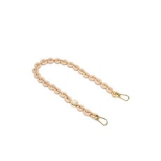 로에베 체인 링크 레더 브로치