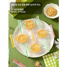 미니 투명 받침 트레이 내부 포장컵 일회용용기, 포장만 식품미포함, 1개, 스프링 플라워 시그니처 기계 100개