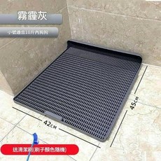 狗廁所寵物一體式狗狗廁所尿布墊循環使用金毛泰迪小型中大型犬狗便盆狗廁所大狗超大號便攜易清洗凹槽設計不濕腳不卡腳防滑穩固可拼接, 無具體規格, 一體式狗廁所-灰色S