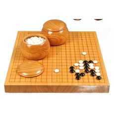 원목 바둑판 세트 알까기 게임 좌식 바둑알 정통 고급 나무판 원목바둑판 선물용 4cm, 1. 바둑판+대추잣나무항아리+중B