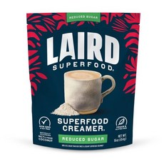 Laird Superfood 커피 프림 크리머 레어드 슈퍼푸드 비유제품 코코넛 파우더 달콤하고 크리미함 글루텐 프리 비변형 비건 8온스 백 1개 묶음, 감소된 설탕, 16 온스 (1개 팩), 1
