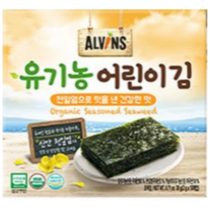 엘빈즈 유기농 어린이김 10p, 건강한맛, 20g, 2세트