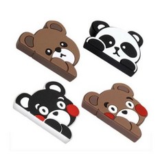 차량용 도어가드4P 귀여운곰돌이 문콕방지 도어가드, 1세트, 큐트베어 도어가드
