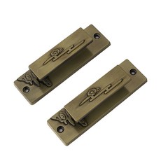 커튼월 걸이 모던 심플 합금 펀칭 커튼 걸이 벽걸이 커튼 걸이, 브론즈 (1 개 가격), 1개