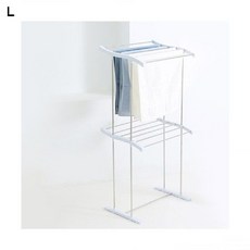 타이니실내빨래건조대 2단/건조대/빨래걸이/수건/베란다/빨래대/건조봉/행거/속옷/실내/실외/세탁/옷/원룸, 타이니실내빨래건조대 2단/건조대/빨래걸이/수건/베란다/, 1