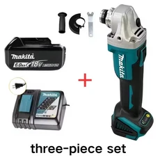 Makita 18V 새로운 DGA504 무선 그라인더 125mm 휠 6.0Ah Li-4-1/2" / 5" 컷오프/앵글 금속 연삭 및 목재, 03 1battery 1charger us