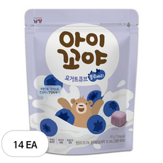 아이꼬야 요거트큐브, 14개, 17g, 블루베리