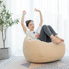 혜문전방 컬러 빈백 소파 아이보리 M