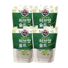 백설 허브맛솔트 순한맛, 100g, 4개