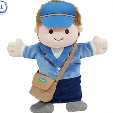 우체부직업체험손인형극 직업군언어발달핸드퍼펫 소근육발달유치원교구이야기인형