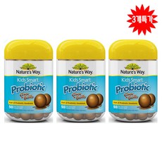 네이쳐스웨이 키즈 스마트 프로바이오틱 초크 볼 125g, 3개, 50정