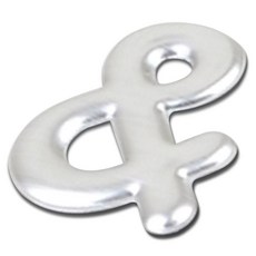 입체 이니셜문자 스티커 1P 영문 숫자 차량 꾸미기 onl*2427UM, F