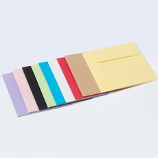 star starred 미니(10cm X 10cm) 봉투, 50개, 9컬러