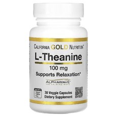 CGN엘 테아닌 알파웨이브 LTheanine 100mg 30정, 1개