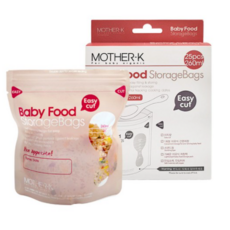 마더케이 일회용 이유식저장팩 260ml, 25매입, 4개