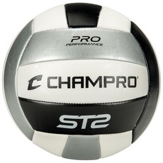 Champro ST2 실내/실외 배구 블랙 그레이, Champro ST2 실내/실외 배구, 블랙, 그레이