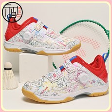 羽毛球鞋夏季透氣男女童防滑訓練鞋情侶運動鞋青少年中學生減震鞋