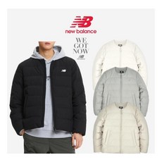 뉴발란스 남녀공용 액티브 라이트 구스다운 경량 자켓 NBNPE41913 그레이 블랙 라이트베이지 아이보리