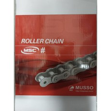 무쏘체인 25-1열 RS25-1 롤러체인 연결핀 중국산, 1박스