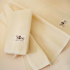 바스몽 천연 삼베 타올 강아지 애견 친환경 항균 샤워 입욕 가벼운 체온 유지 수건 스파포