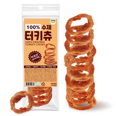 파밀리 강아지 100% 터키츄 칠면조 힘줄, 1개, 100g, 하드링