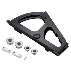 五金旋轉連接安裝片, 黑, 1套