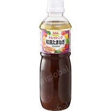 일본 에스에스케이푸드 SSK 플러스 샐러드 일본식 양파 드레싱 490ml 3개